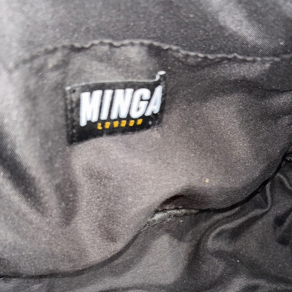 Minga London distressed denim star girl y2k handbag boho grunge goth 90s mini - Picture 11 of 13